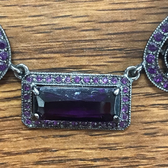 NWT Avon Dark Purple Necklace - Picture 3 of 5